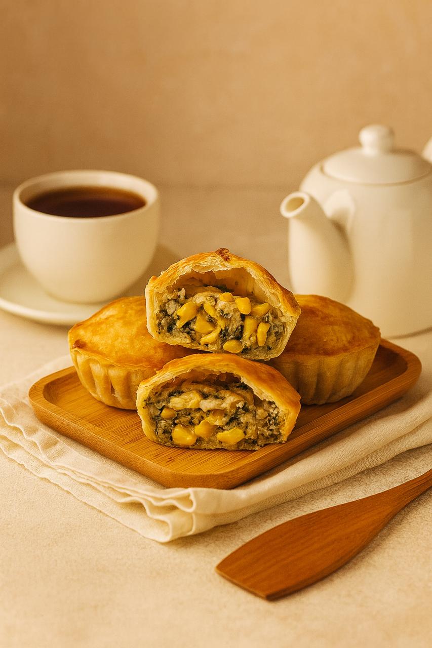 SPINACH CORN PIE (1 PC)