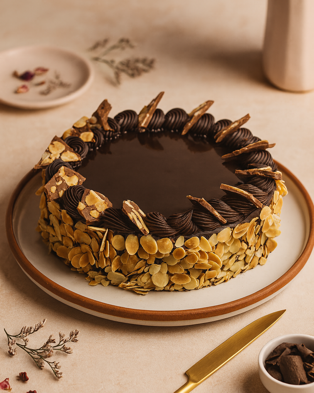 CHOCOLATE ALMOND CAKE